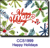 Happy Holidays Charity Select Holiday Card